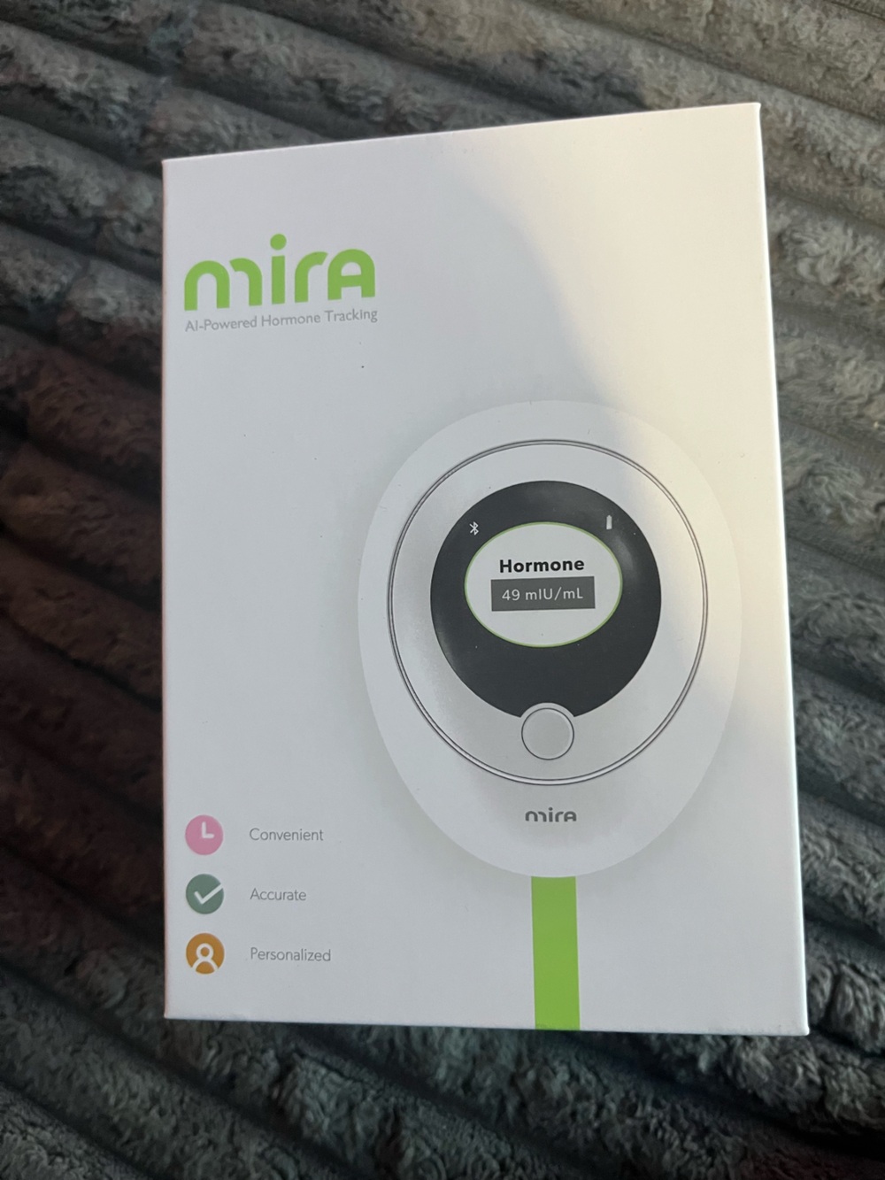 Mira AI-Powered Hormone Tracker - White